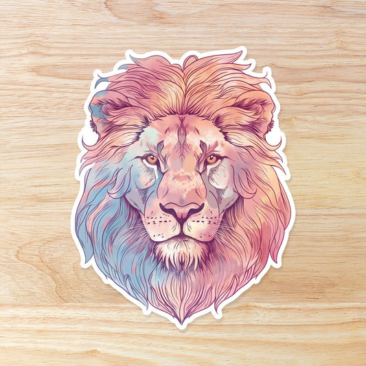 Leo Lion: Waterproof Vinyl Sticker