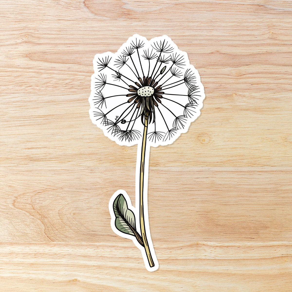 Dandilion Puff: Waterproof Vinyl sticker