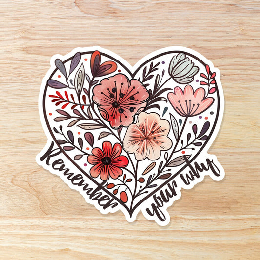 Remember Your Why: Waterproof Vinyl Sticker