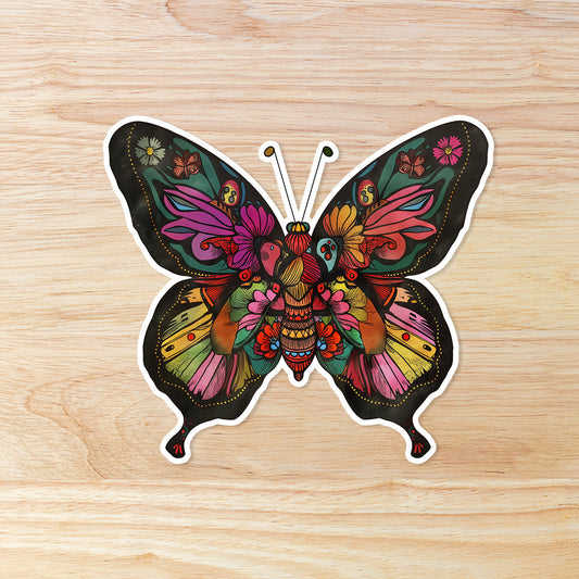 Dark Butterfly: Waterproof Vinyl Sticker