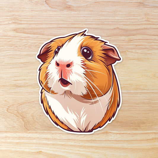 Guinea Pig: Waterproof Vinyl Sticker