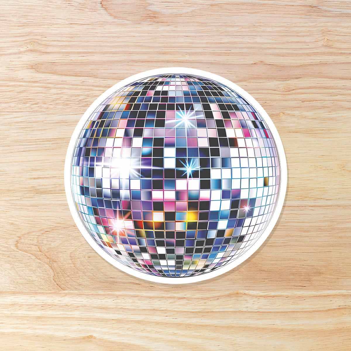 Disco Ball: Waterproof Vinyl Sticker
