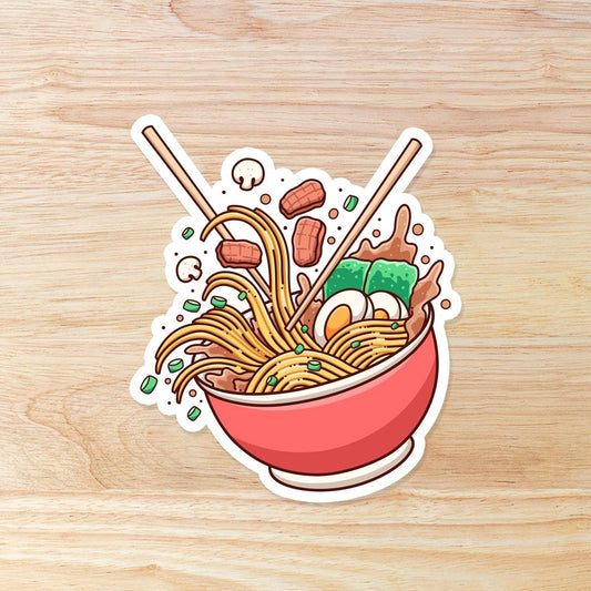 Ramen waterproof Sticker