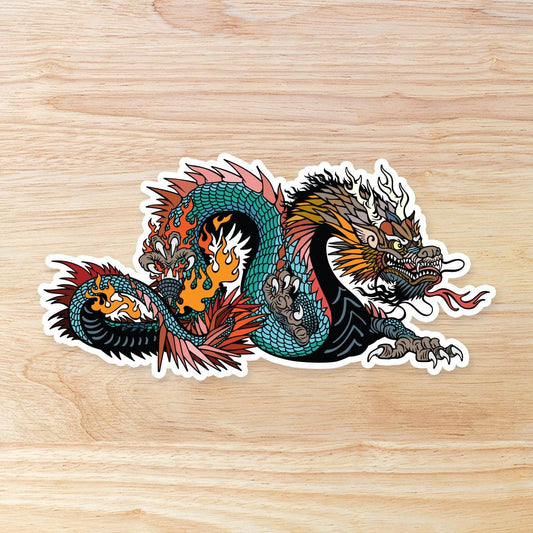 Dragon Sticker tattoo style