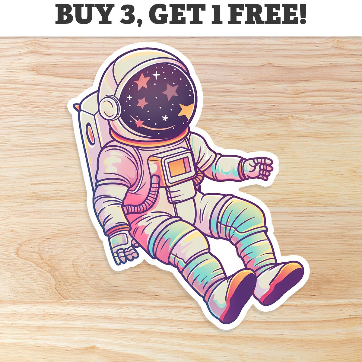 Astronaut Sticker - Matte Waterproof Vinyl Sticker