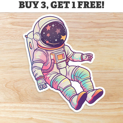 Astronaut Sticker - Matte Waterproof Vinyl Sticker