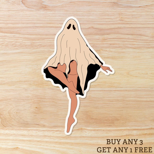 Sexy Ghost Girl: Waterproof Vinyl Sticker