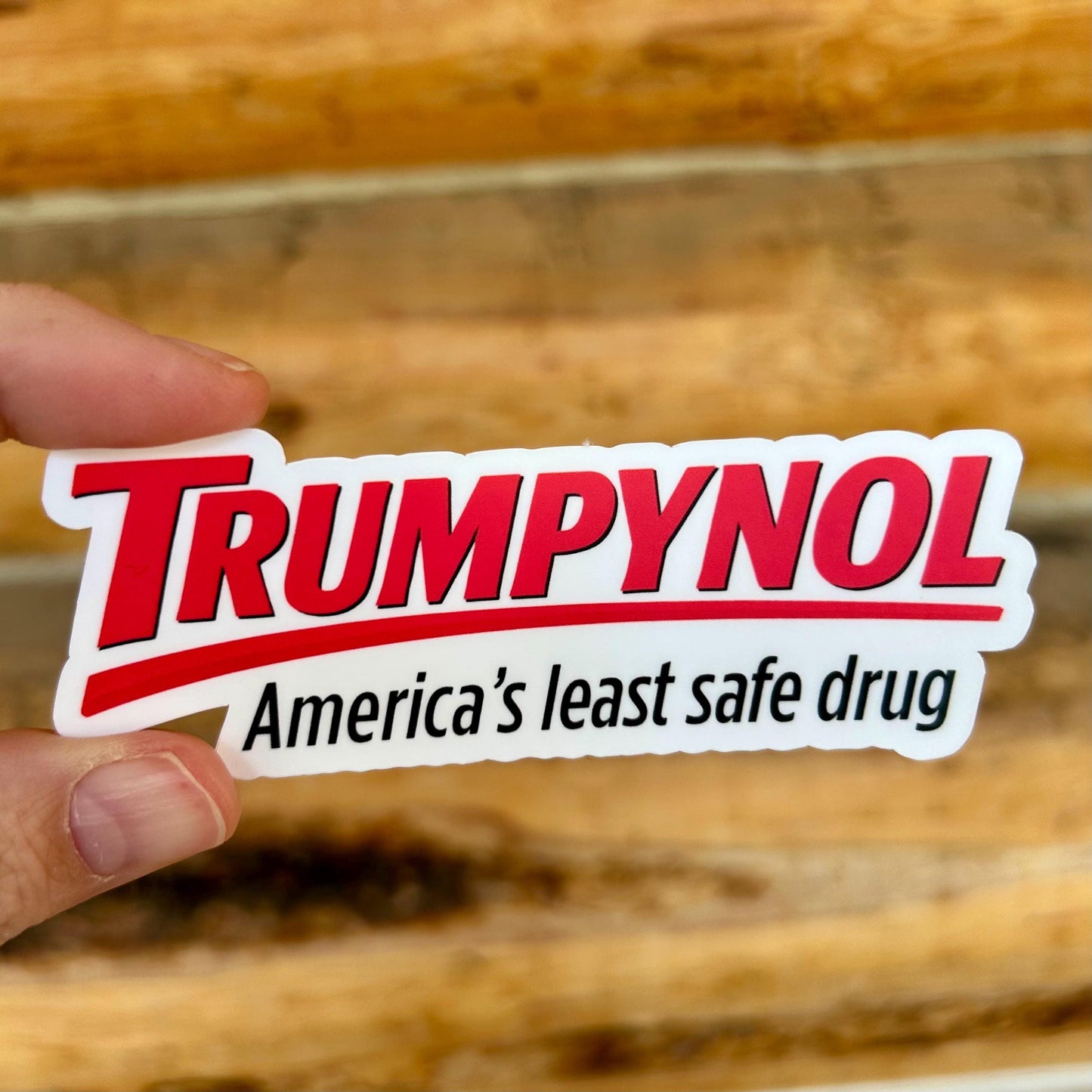 Trumpynol - FDT - Anti Trump: Waterproof Vinyl Sticker