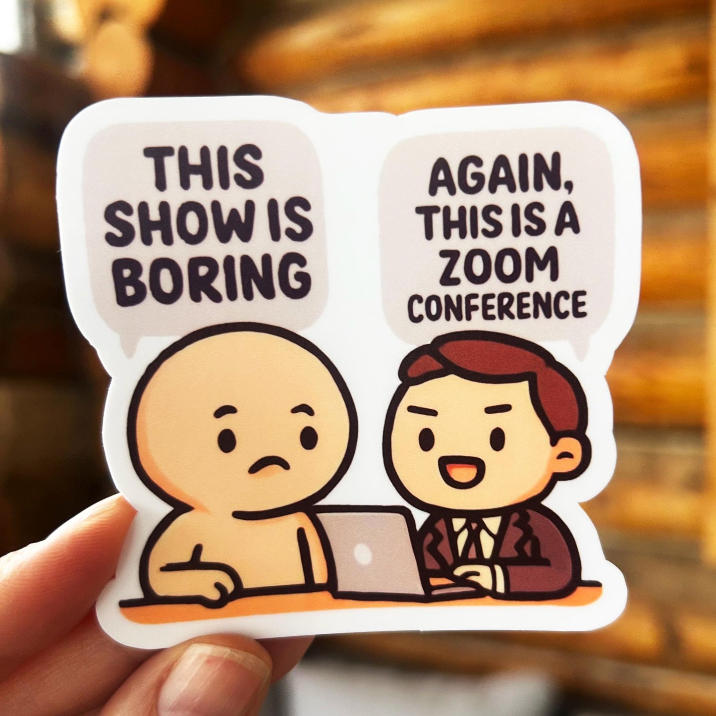 Funny Office Work Sticker : Vinyl WATERPROOF Sticker