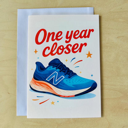 Getting Closer to Old: Birthday Greeting Card