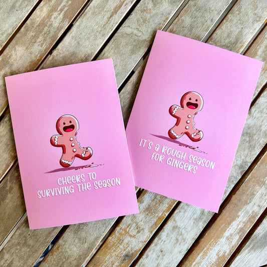 Funny Gingerbread Christmas Card – Sarcastic Holiday Humor