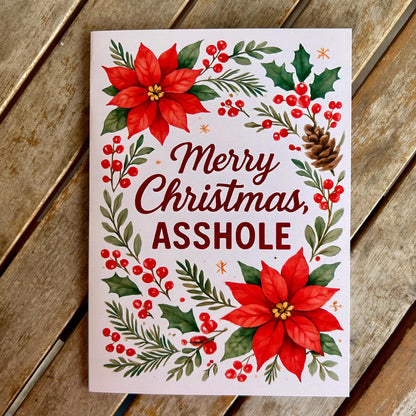 Merry Christmas Asshole: Funny Christmas Cards