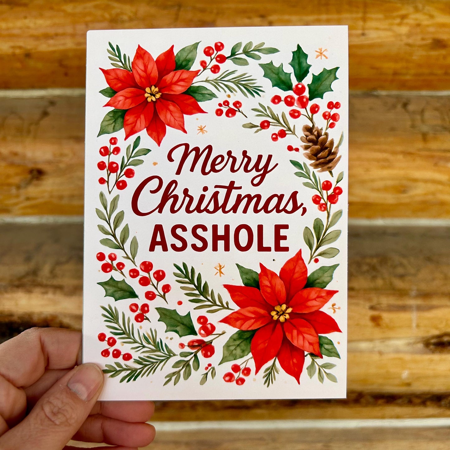 Merry Christmas Asshole: Funny Christmas Cards