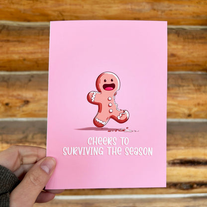 Funny Gingerbread Christmas Card – Sarcastic Holiday Humor