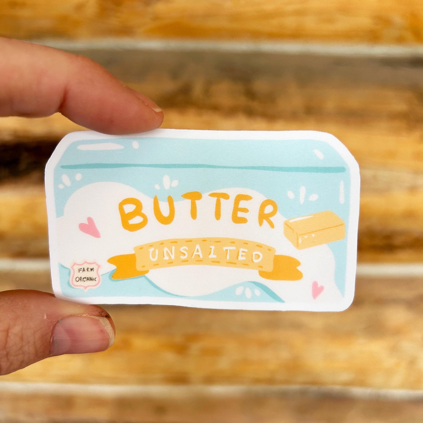 Butter Sticker: Vinyl WATERPROOF Sticker