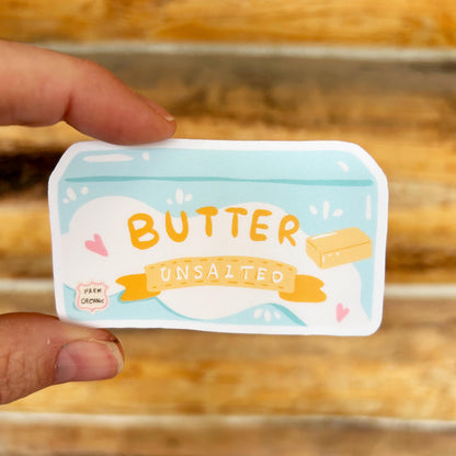 Butter Sticker: Vinyl WATERPROOF Sticker