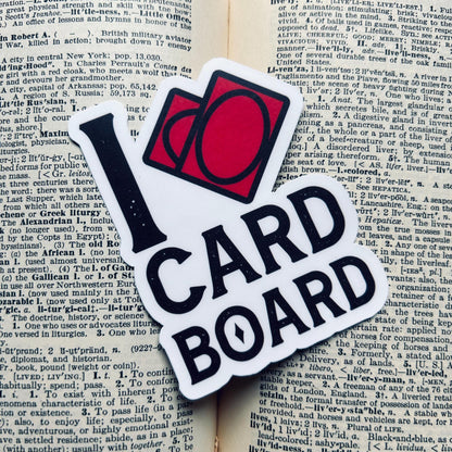I Love Cardboard MTG: Vinyl WATERPROOF Sticker
