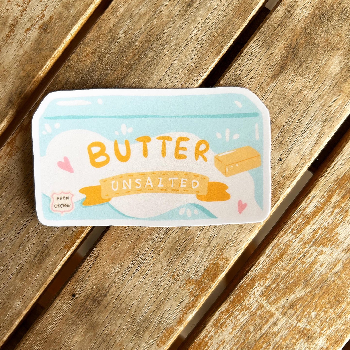 Butter Sticker: Vinyl WATERPROOF Sticker