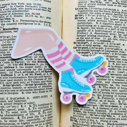 Retro Roller Skates: Vinyl WATERPROOF Sticker
