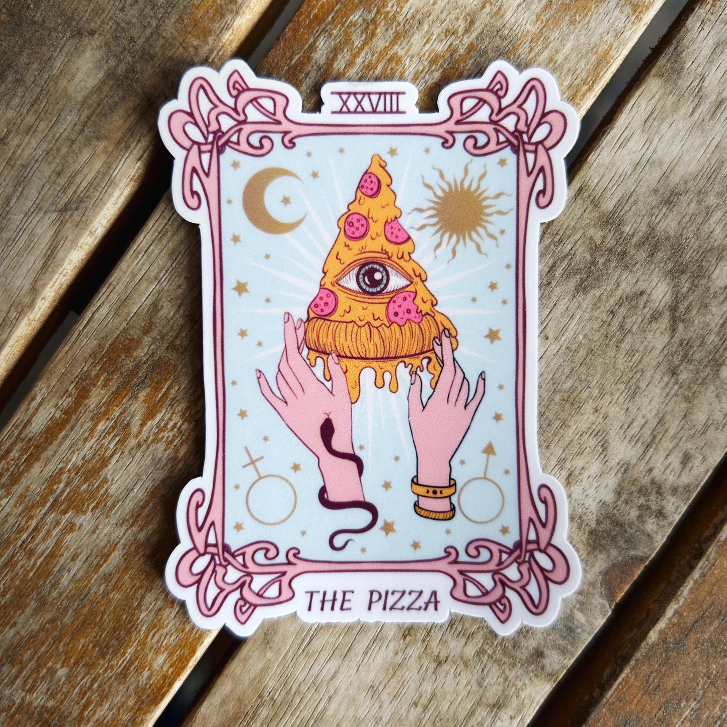 The Pizza, The Bong, The Joint: Vinyl WATERPROOF Sticker