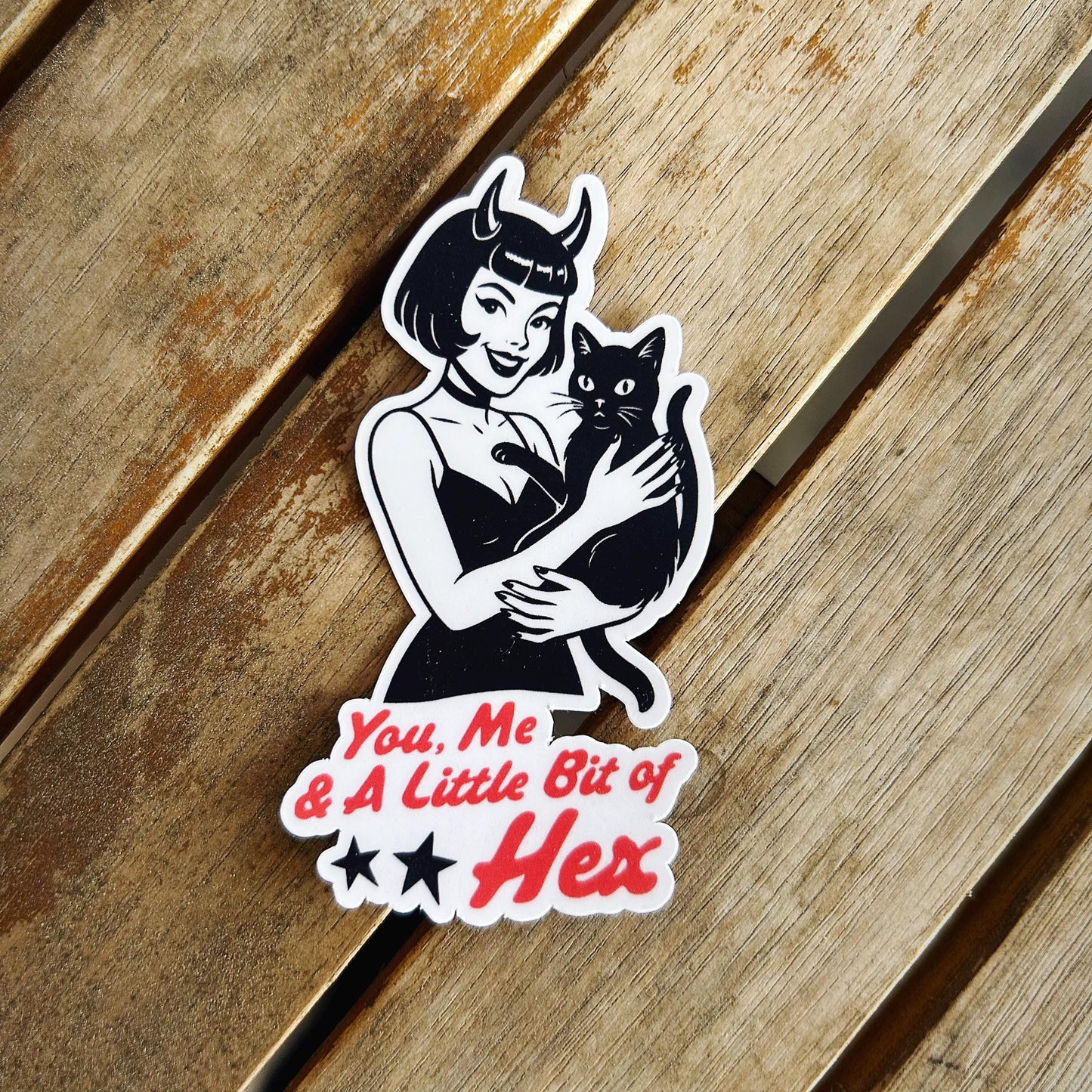 Sexy Witch Stickers: Vinyl WATERPROOF Sticker