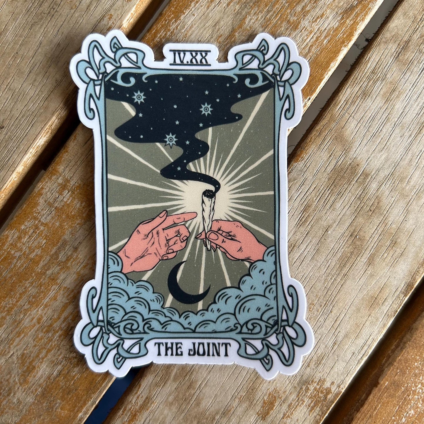 The Pizza, The Bong, The Joint: Vinyl WATERPROOF Sticker