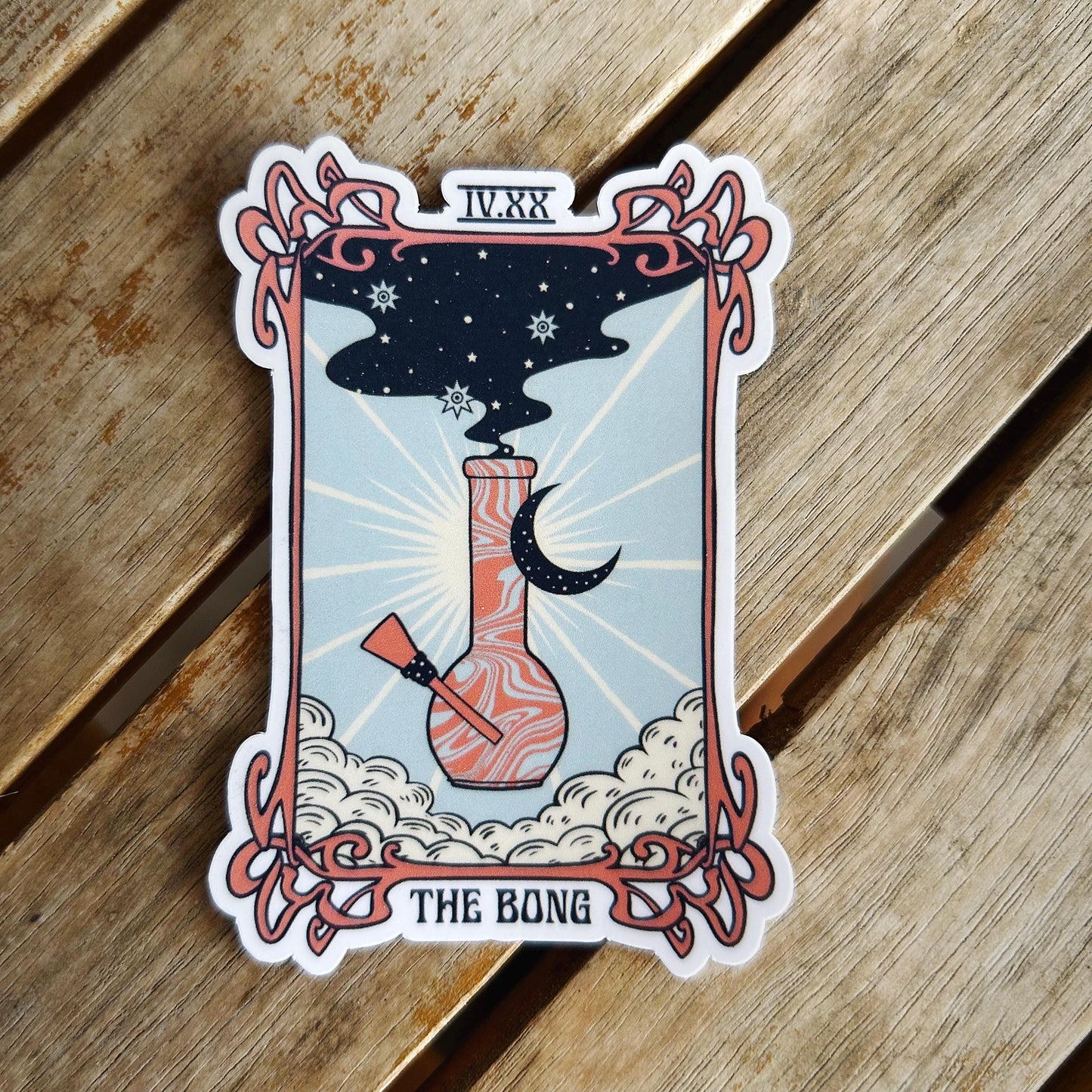 The Pizza, The Bong, The Joint: Vinyl WATERPROOF Sticker