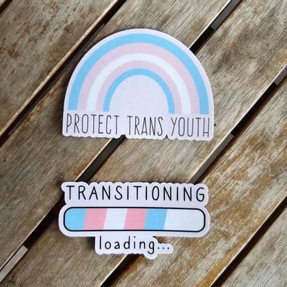 Transgender Stickers: Vinyl WATERPROOF Sticker