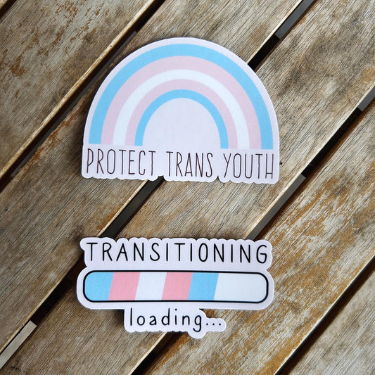 Transgender Stickers: Vinyl WATERPROOF Sticker