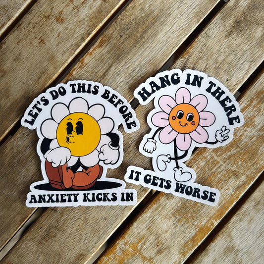 Hang in There, it Gets Worse: Vinyl WATERPROOF Sticker