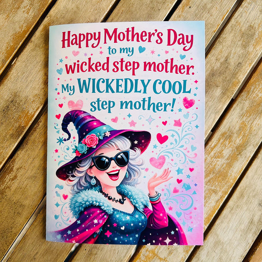 Funny Stepmom Card – Evil Stepmother Mother’s Day Card
