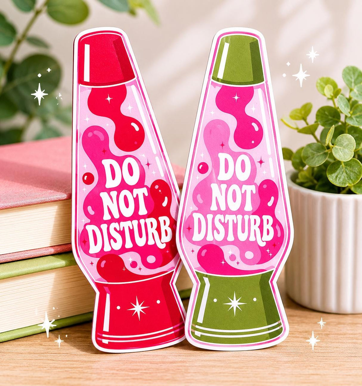 Do Not Disturb - Die-Cut Lava Lamp Bookmarks