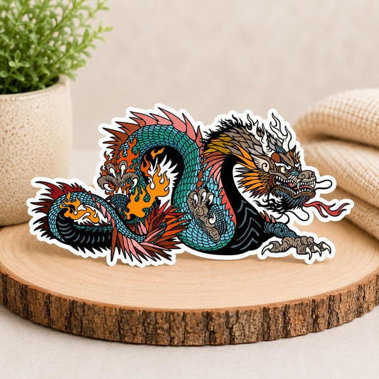 Dragon Sticker tattoo style