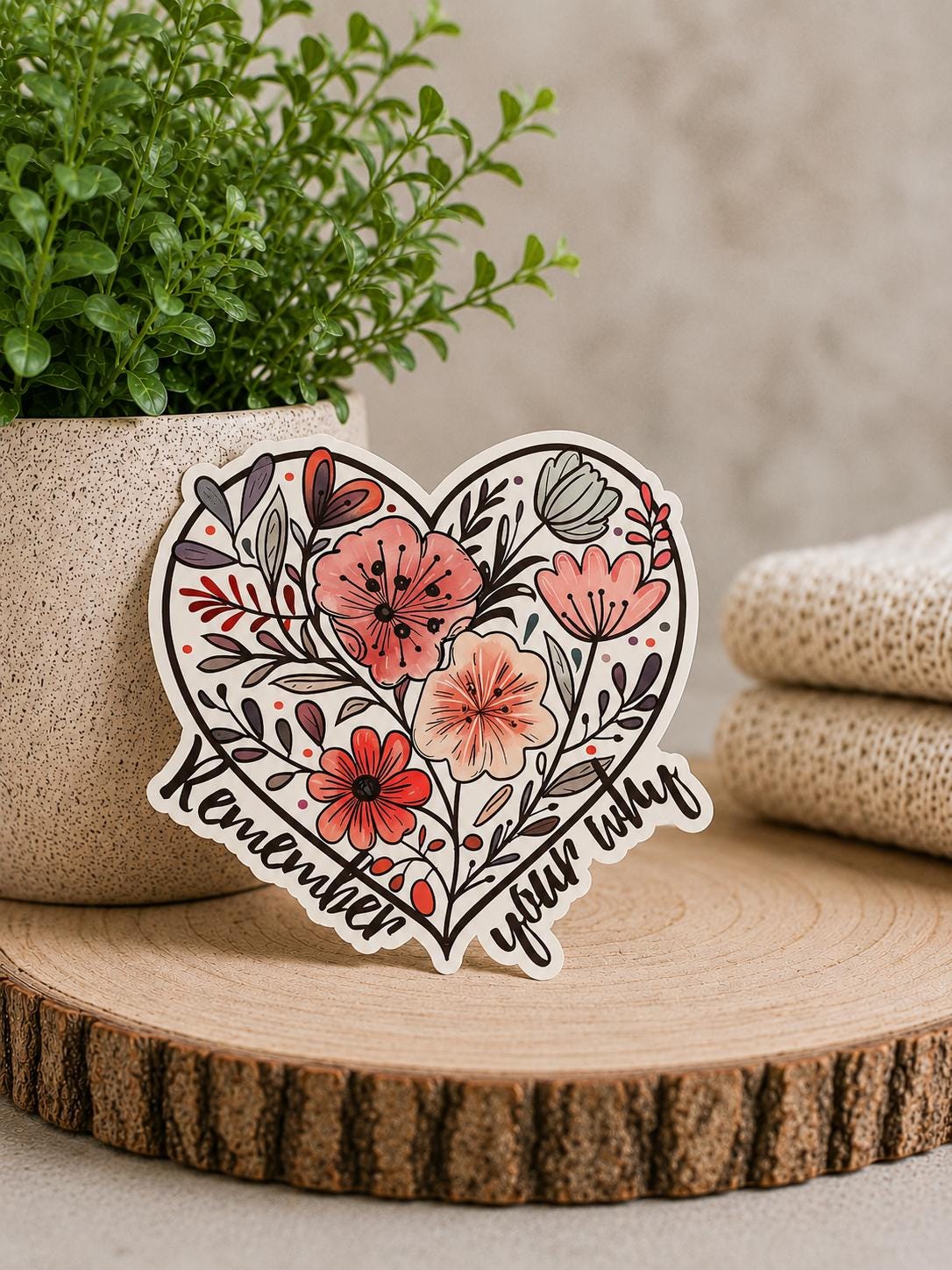 Remember Your Why: Waterproof Vinyl Sticker