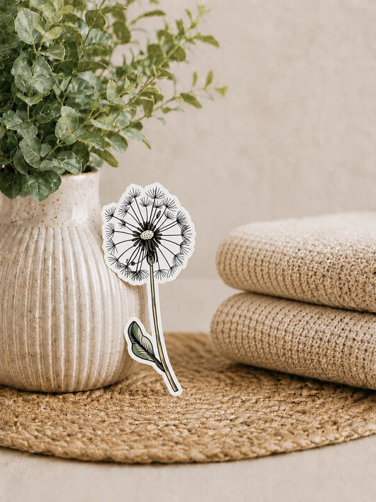 Dandilion Puff: Waterproof Vinyl sticker