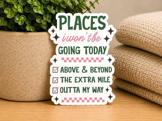 Funny Introvert Sticker: Vinyl WATERPROOF Sticker
