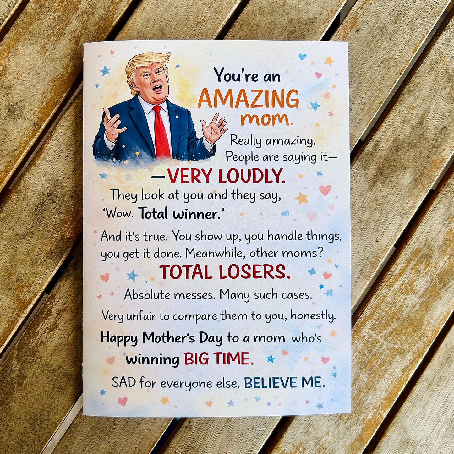 Funny Trump Parody Mom Card – Mother’s Day Political Humor